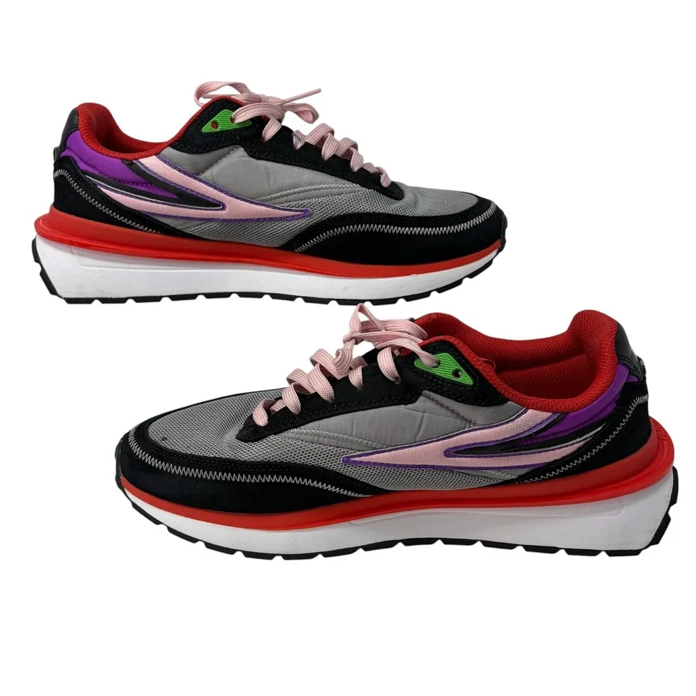 Fila Renno x Dragon Ball Super Goku Black Sneakers Men's 10 Gray Pink w/ Box